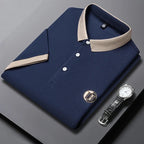 Elegant Dual Tone Polo Shirt