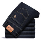 Casual Straight Stretch Jeans