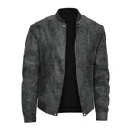 Suede Leather Biker Jacket