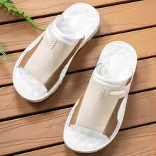 Block Slip-On Summer Sandals