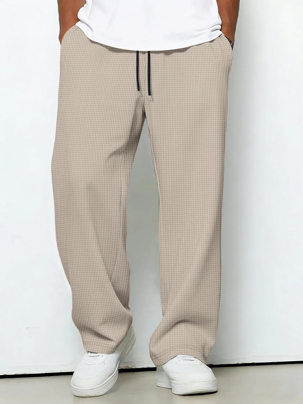Straight Leg Casual Trousers
