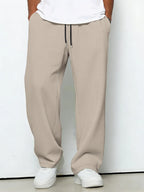 Straight Leg Casual Trousers