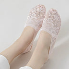 Breathable Floral Lace Socks