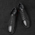 Plaid Panel Casual Sneakers