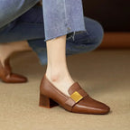 Elegant Thick Heel Shoes