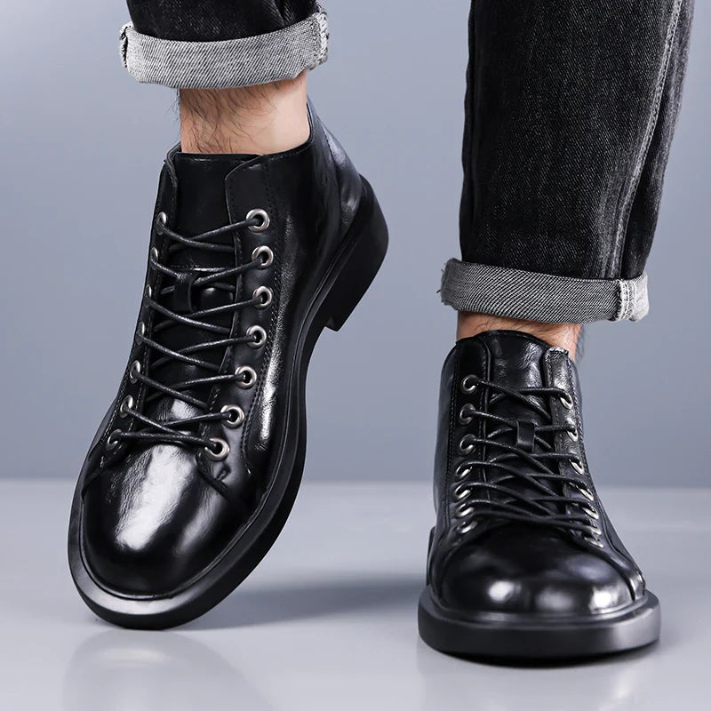 Handmade Leather Casual Boots