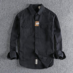 Cotton Cargo Shirt Jacket
