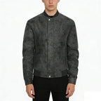 Suede Leather Biker Jacket