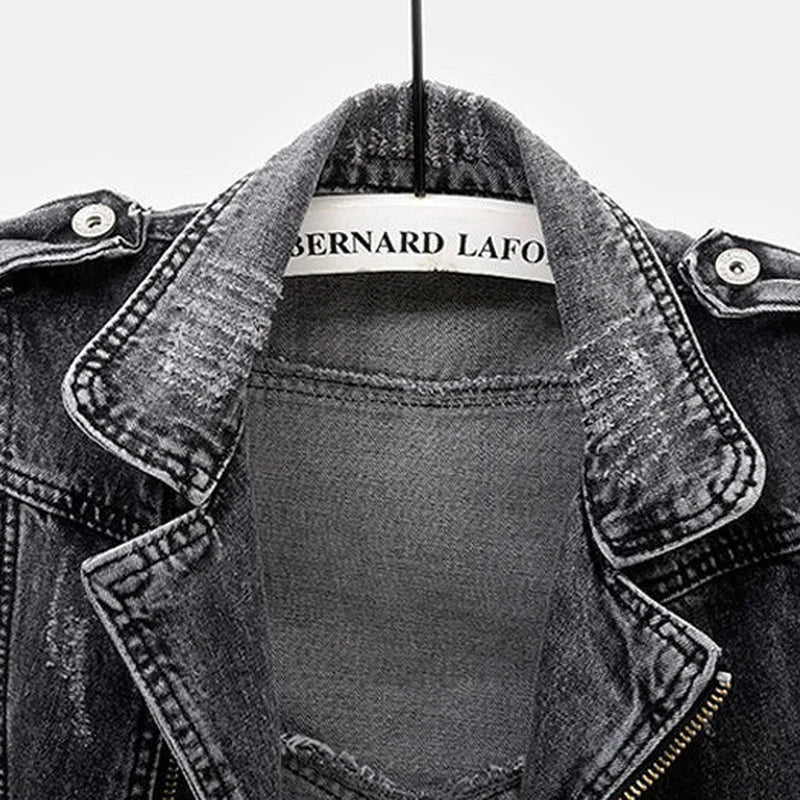 Classic Denim Sleeveless Jacket