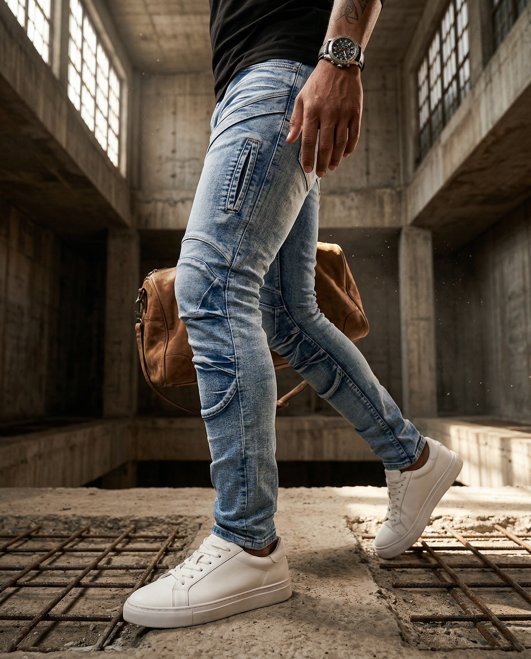 Stretch Slim Denim Pants
