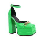 Coccodrilla Sandals Chain Detail