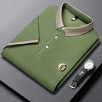 Elegant Dual Tone Polo Shirt