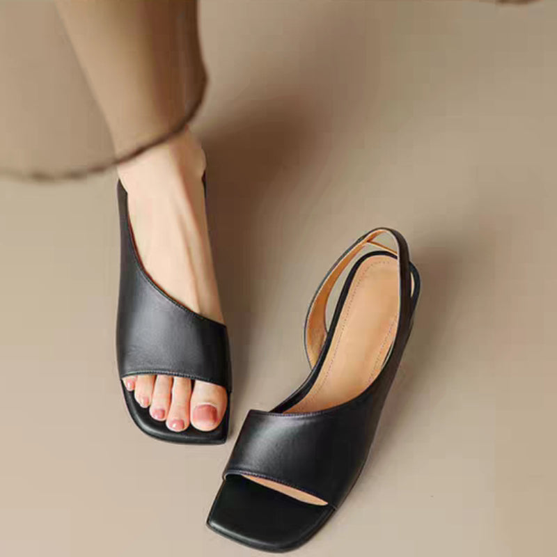Block Heel Ankle Strap Sandals