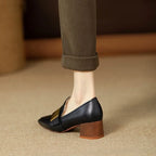 Elegant Thick Heel Shoes