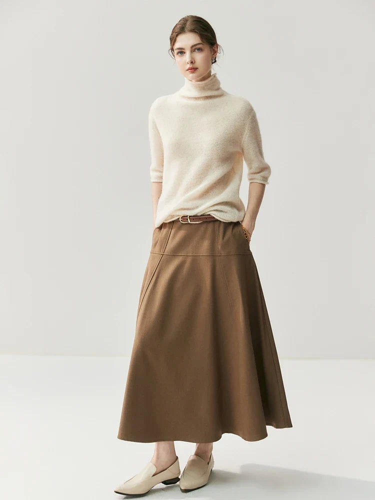 Elegant Half Sleeve Knit