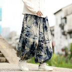Breathable Blend Baggy Trousers
