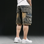 Vintage Cargo Denim Shorts