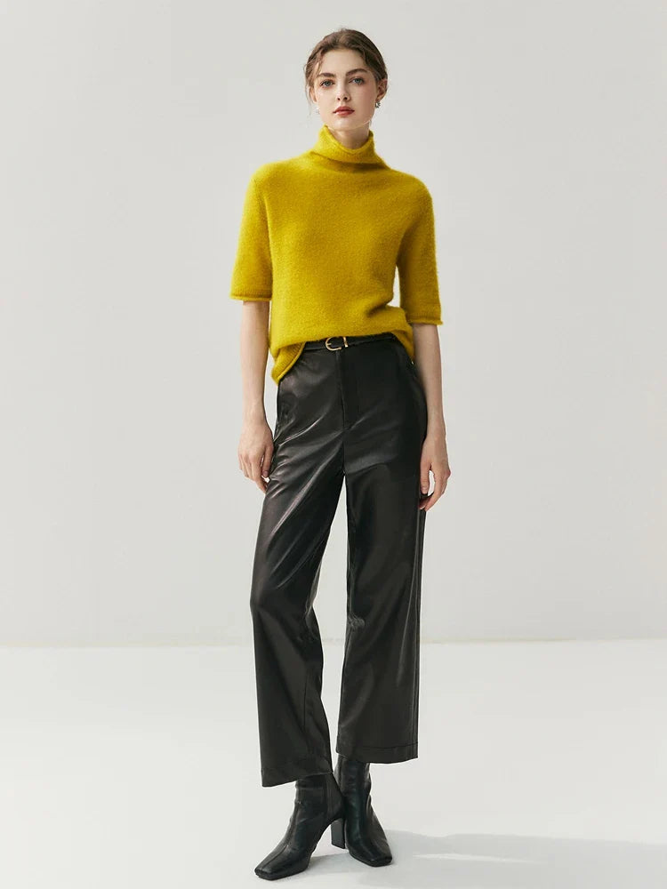 Elegant Half Sleeve Knit
