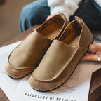 Suede Leather Slip-Ons