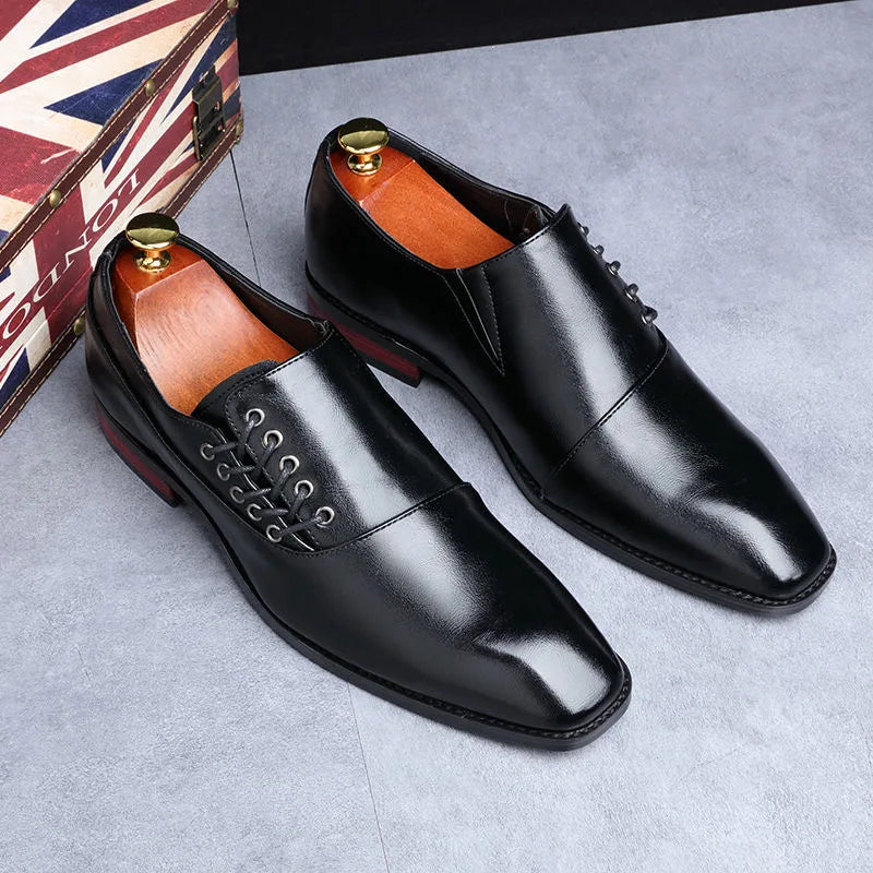 Leather Business Oxford Shoes