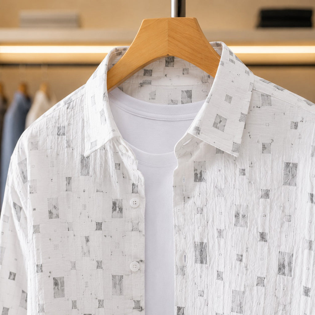 Vintage Plaid Cotton Shirt