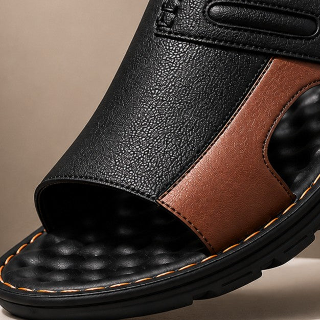 Block Slip-On Summer Sandals