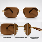 Titan Rimless Verge Sunglasses