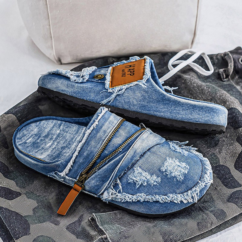 Slip-On Backless Casual Loafers