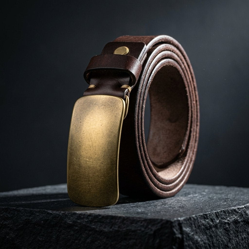 Grain Brass Buckle