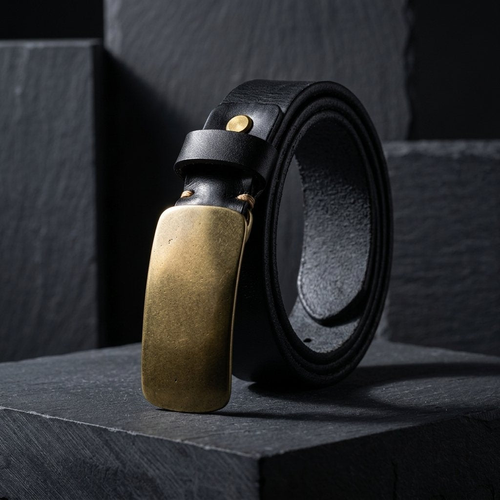 Grain Brass Buckle