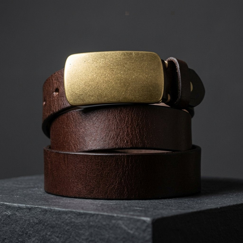 Grain Brass Buckle