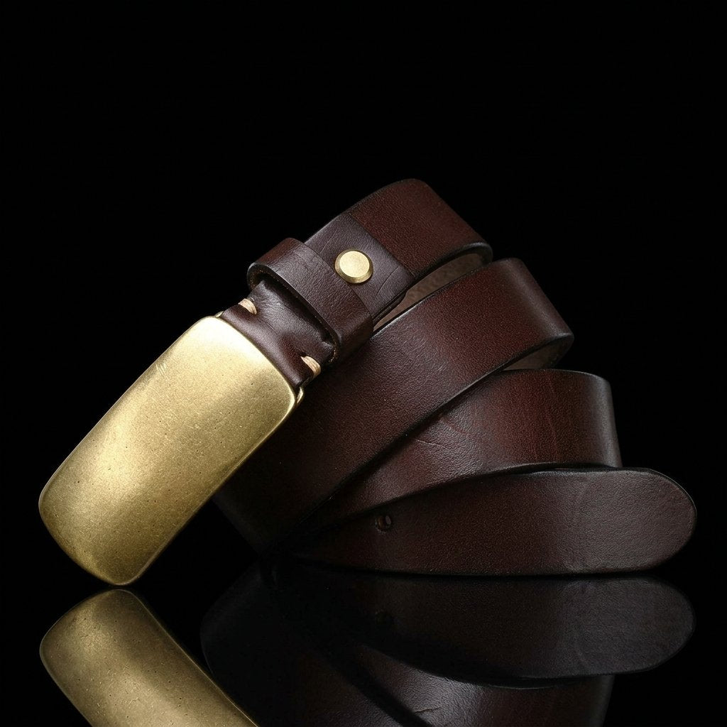 Grain Brass Buckle