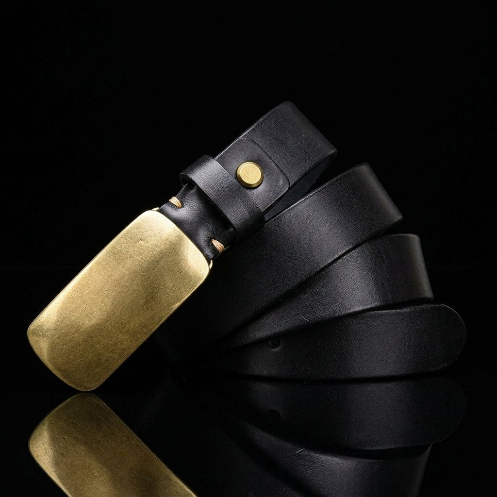 Grain Brass Buckle