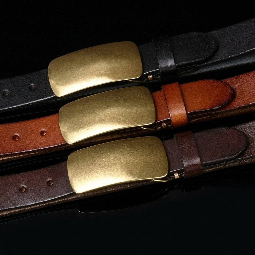 Grain Brass Buckle