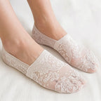 Breathable Floral Lace Socks