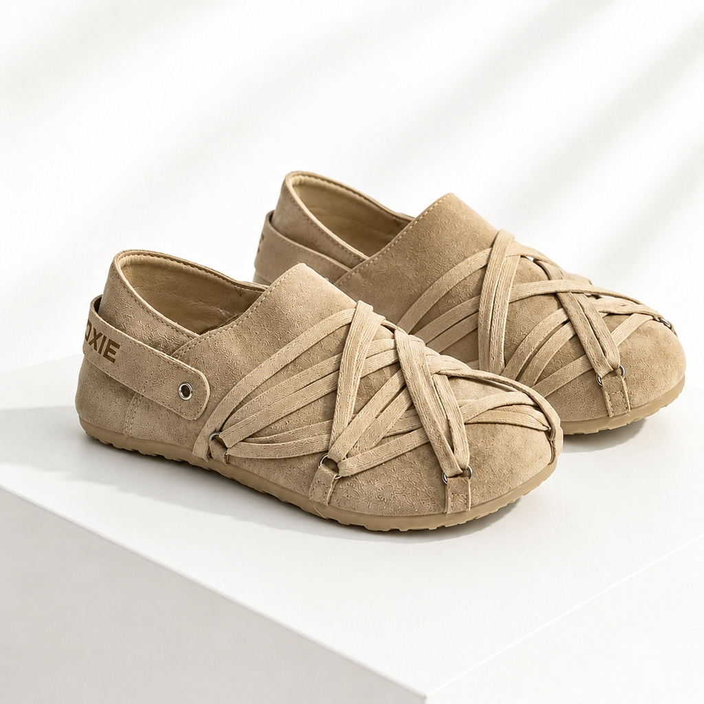 Woven Casual Closed-Toe Shoes