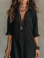 Bohemian Button Down Maxi