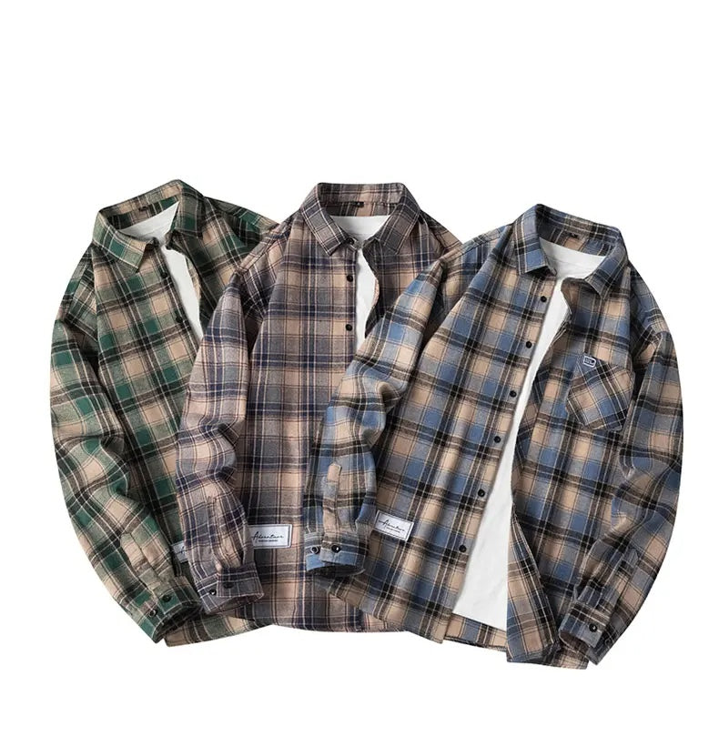 Vintage Plaid Flannel Shirt