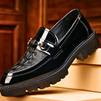 Luxury Leather Crocodile Loafers