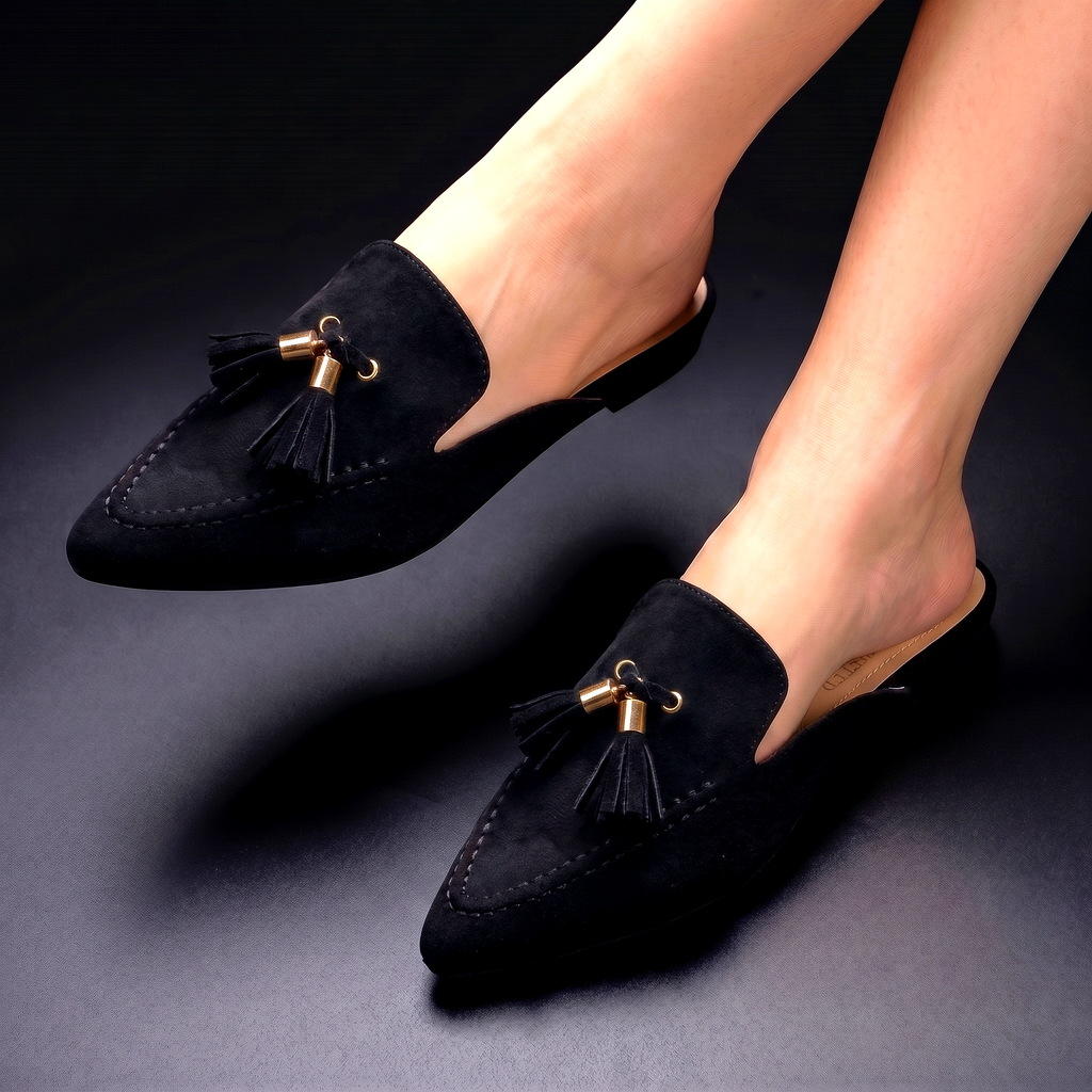 Valeria Tassel Mules