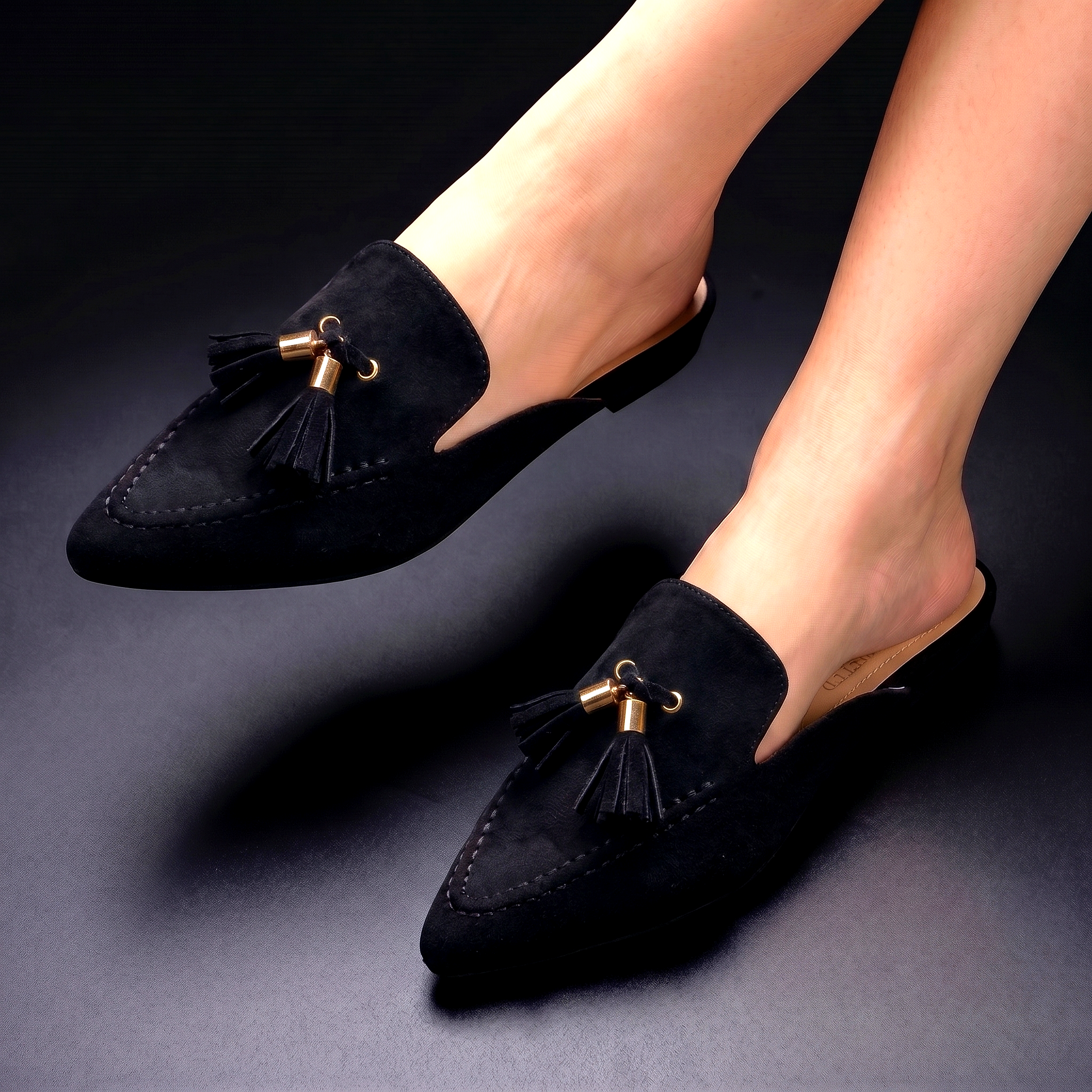 Valeria Tassel Mules