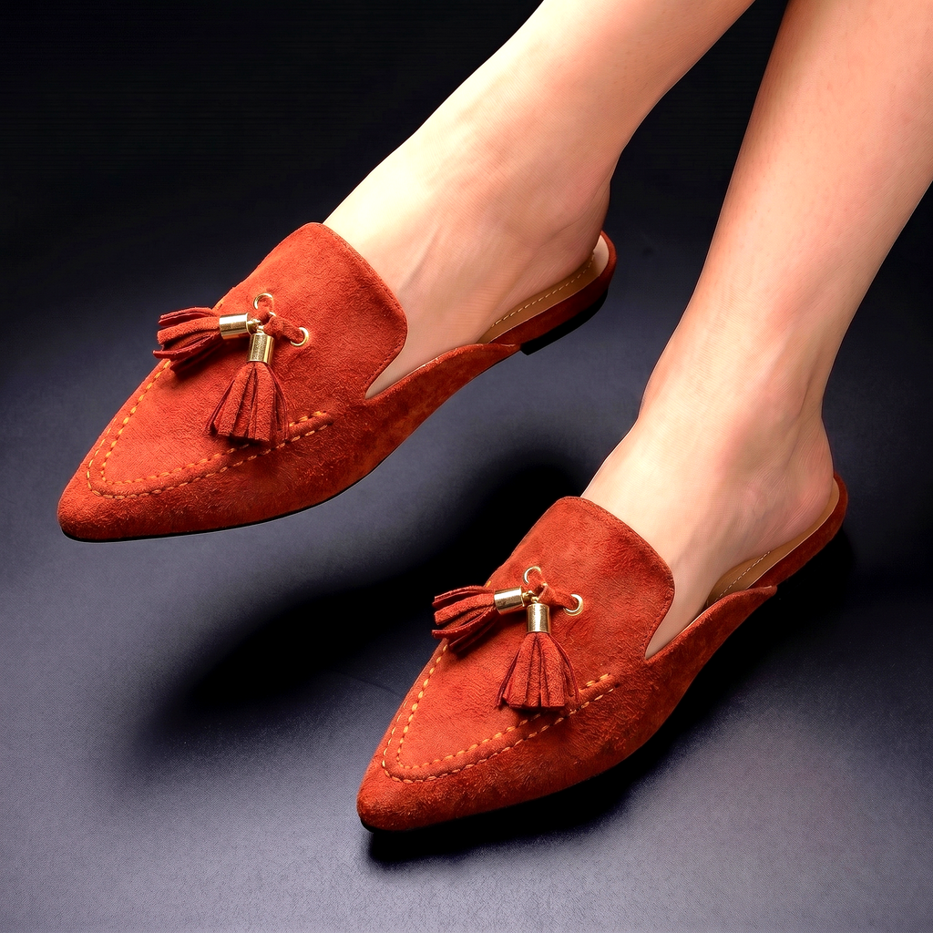Valeria Tassel Mules
