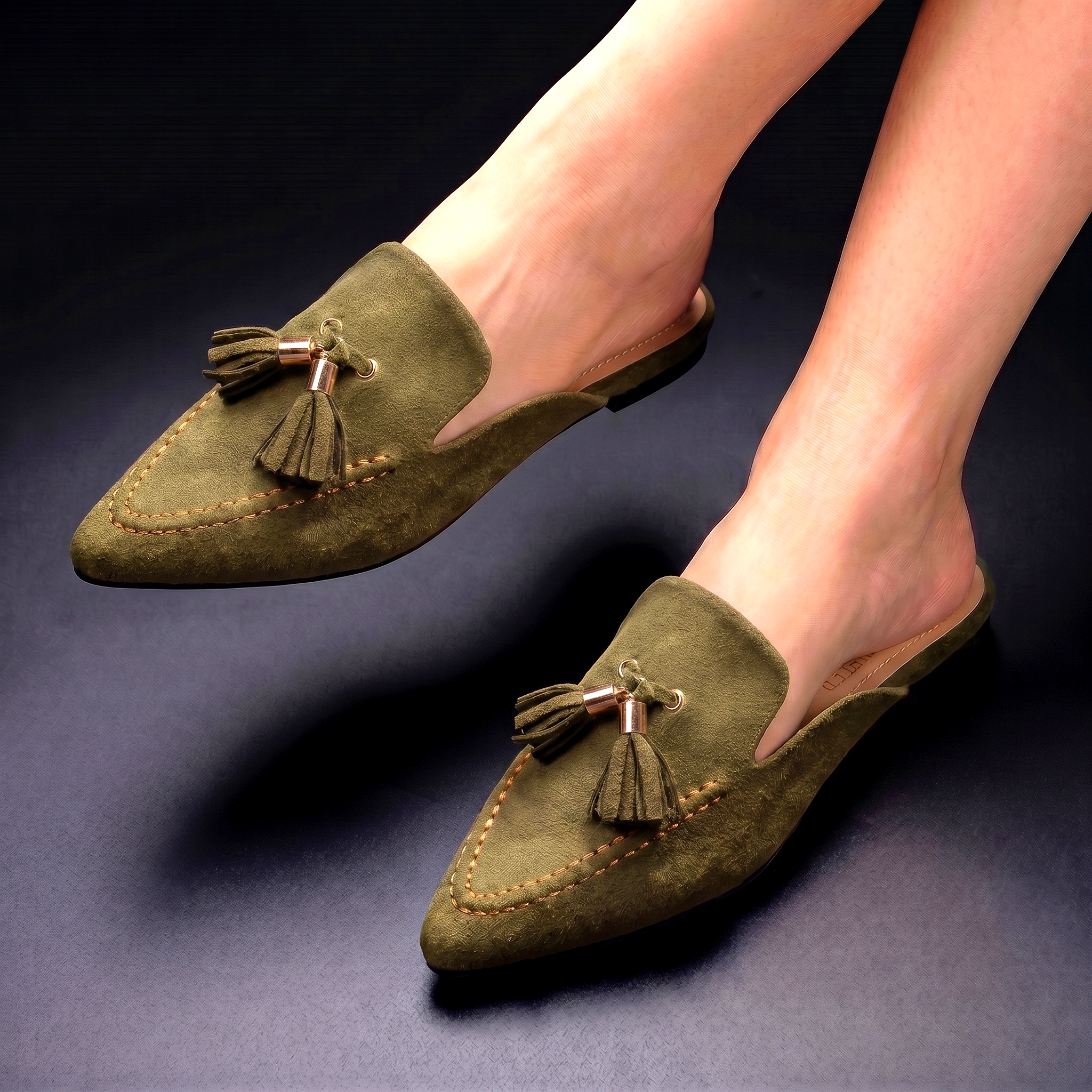 Valeria Tassel Mules