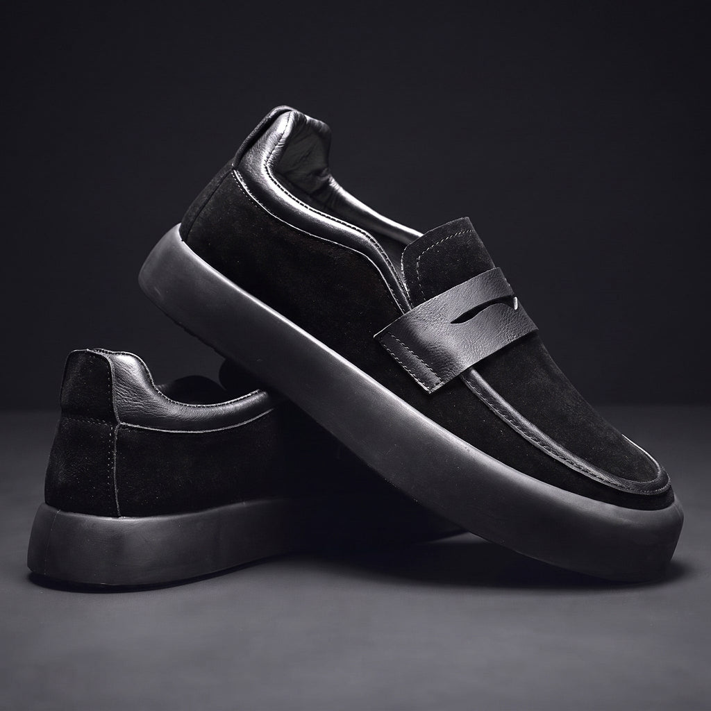 Breathable Leather Walking Shoes