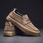 Breathable Leather Walking Shoes