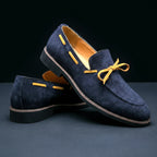 Genuine Suede Penny Loafers