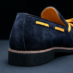 Genuine Suede Penny Loafers