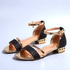 Elegant Ankle Strap Summer Shoes
