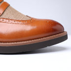 Two-Tone Patent Leather Loafers