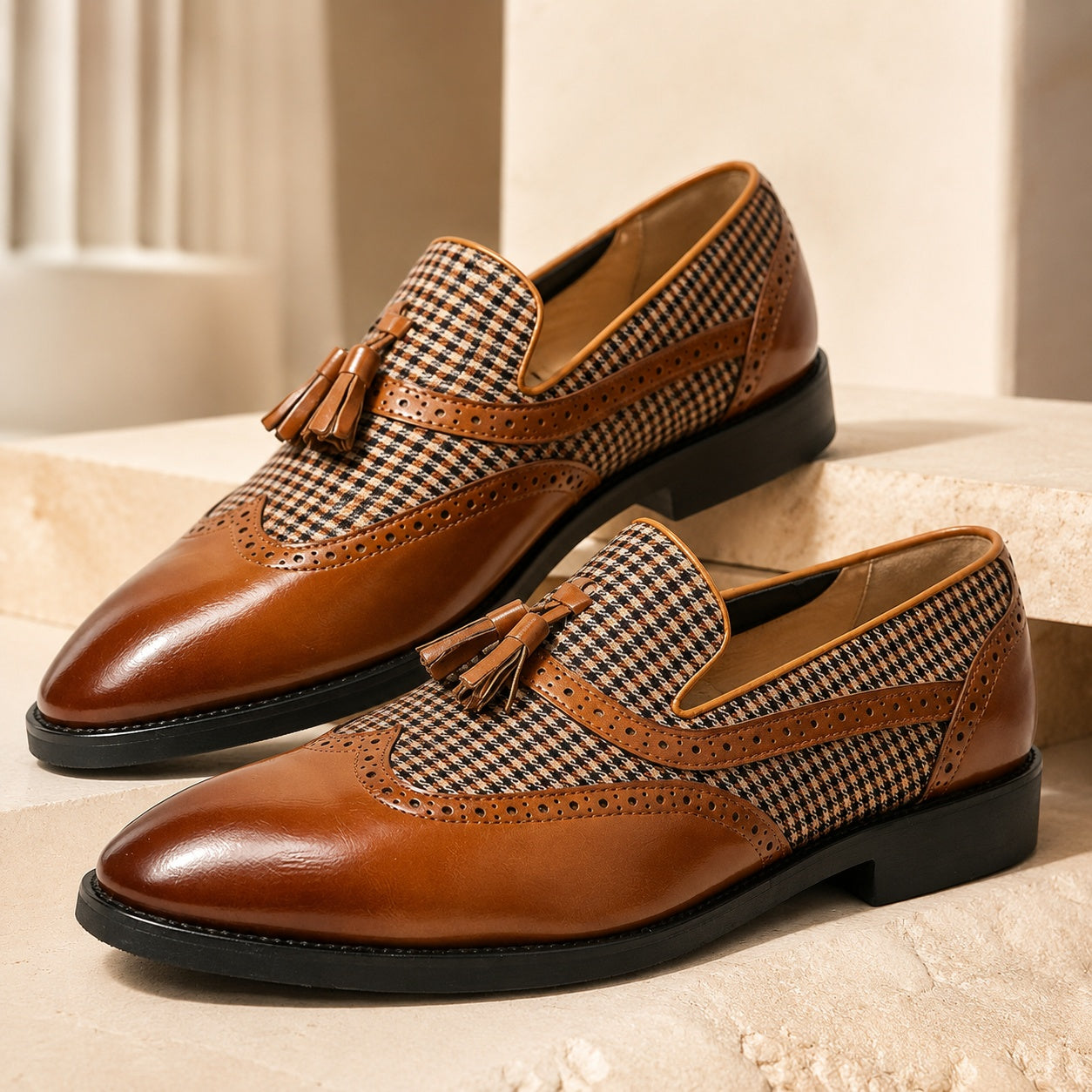 Men's Retro Tassel Loafers